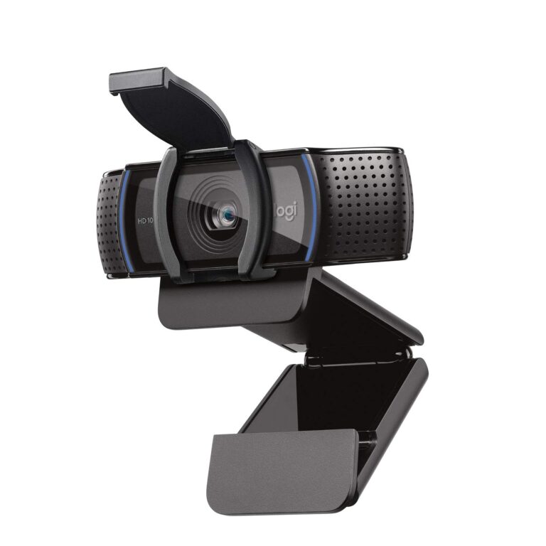 Logitech C920S HD Pro Webcam, Full HD 1080p/30fps Video Calling, Clear Stereo Audio, Light Correction, Privacy Shutter, Works with Skype, Zoom, FaceTime, Hangouts,...