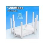 1200M Routeur 5G Double Bande, Amplificateur De Signal Réseau WiFi 8 Antennes