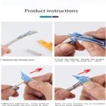 5 PCS Network Cable Untwist Tool,Wires Separator Tools, Wire Straightener Engineer Wire Straightener for CAT5/CAT5e/CAT6/CAT7 Wires Pair Separator Tools Quickly Easily Untwists...