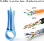 5 PCS Network Cable Untwist Tool,Wires Separator Tools, Wire Straightener Engineer Wire Straightener for CAT5/CAT5e/CAT6/CAT7 Wires Pair Separator Tools Quickly Easily Untwists...