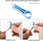 5 PCS Network Cable Untwist Tool,Wires Separator Tools, Wire Straightener Engineer Wire Straightener for CAT5/CAT5e/CAT6/CAT7 Wires Pair Separator Tools Quickly Easily Untwists...