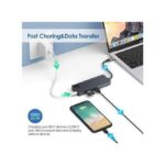 Adaptateur 8-en-1 Type-C Vers HDMI - Gris/Noir