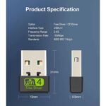 Adaptateur Clé Wifi USB mini 150M, 2.4Ghz, avec Pilote Integré