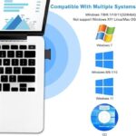 Adaptateur De Transmission Sans Fil Bluetooth 5.1 Pilote Gratuit USB-noir