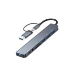Adaptateur Hub 8 En 1 Usb Type C Micro