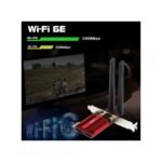 Adaptateur PCI-E Wi-Fi 6E AX210 5374Mbps, 2.4/5/6Ghz,arte Réseau WiFi