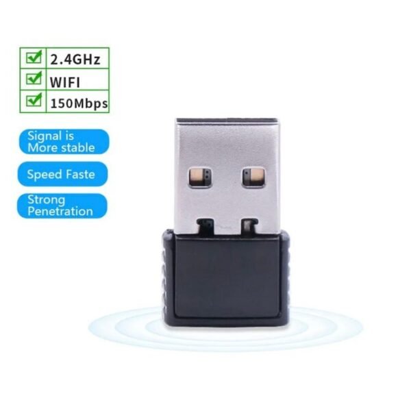 Adaptateur Réseaux Wi-Fi USB Sans Fil 150 Mbps