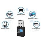 Adaptateur USB Clé Wifi+Bluetooth Sans Fil 4,0