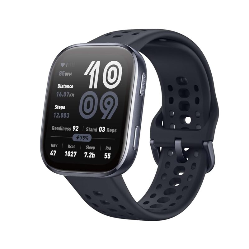 Amazfit Bip 6 Smart Watch 46mm, 14 Day Battery, 1.97" AMOLED Display, GPS & Free Maps, AI, Bluetooth Call & Text, Health, Fitness & Sleep Tracker, 140+ Workout Modes, 5 ATM...