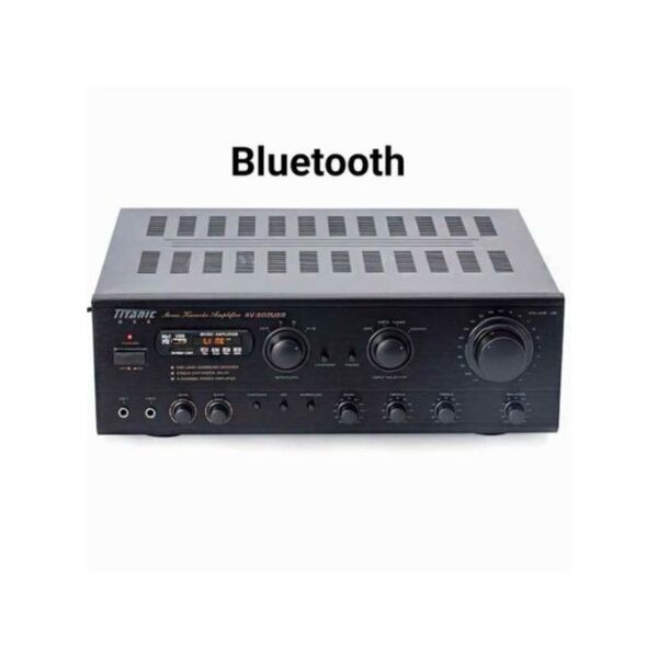 AMPLICATEUR AUDIO BLUETOOTH AVEC ENTREE USB 1000W -Noir