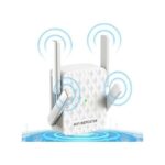 Amplificateur D'extension WiFi,Amplificateur De Signal WiFi 300 Mbps, Double Bande 2,4 GHz