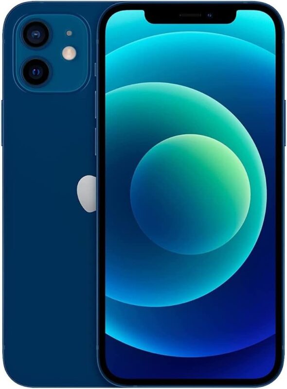 Apple iPhone 12, 128GB, Blue - AT&T (Renewed)