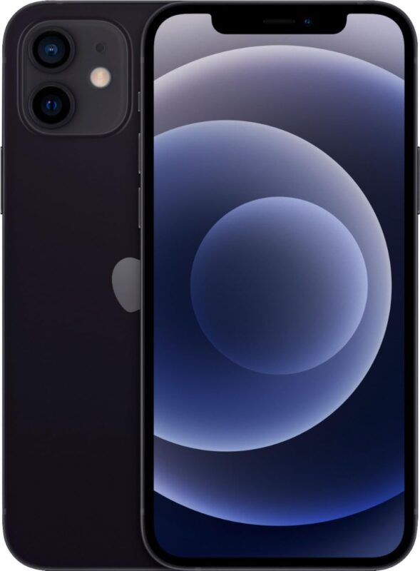Apple iPhone 12, 64GB, Black - Boost Mobile (Renewed)