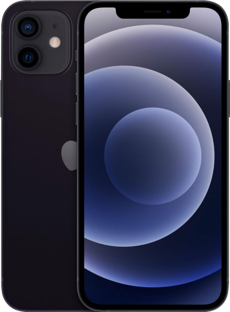 Apple iPhone 12, 64GB, Black - Boost Mobile (Renewed)