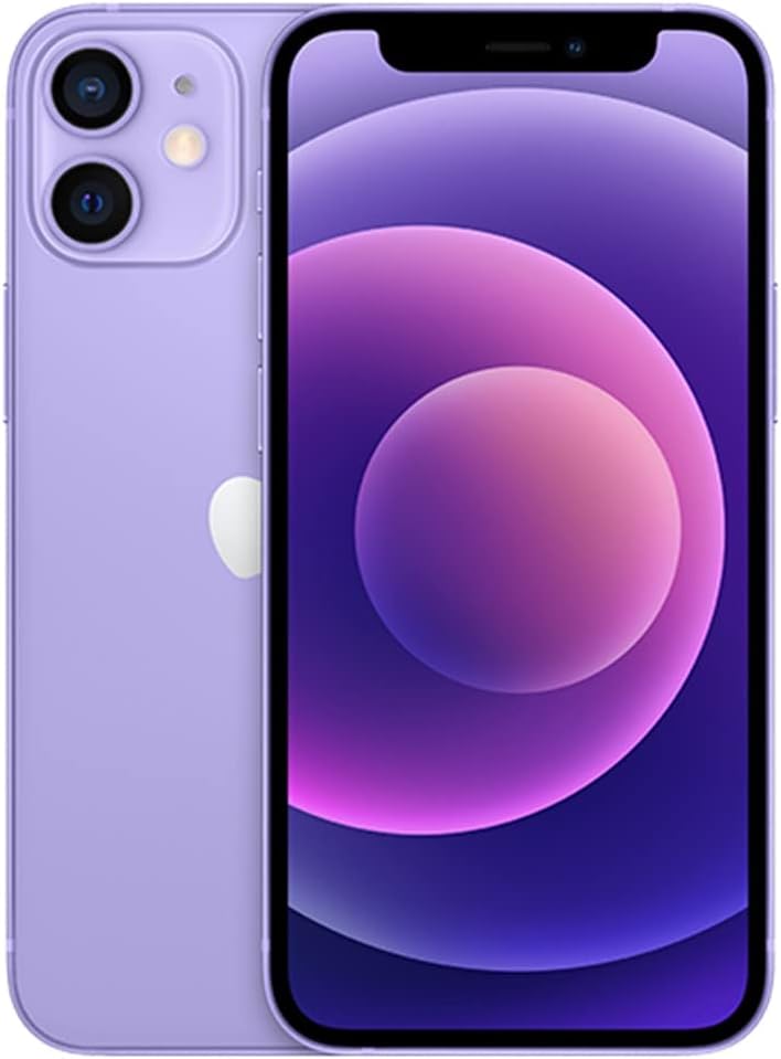 Apple iPhone 12 Mini, 256GB, Purple - Unlocked (Renewed)