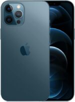 Apple iPhone 12 Pro, 128GB, Pacific Blue - Fully Unlocked (Renewed)