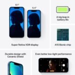 Apple iPhone 13, 128GB, Blue - AT&T (Renewed)
