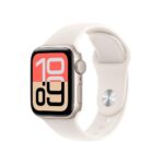 Apple Watch SE 3 [GPS 40mm] Smartwatch with Starlight Aluminum Case with Starlight Sport Band - S/M. Fitness and Sleep Trackers, Heart Rate Monitor, Always-On Display, Water...