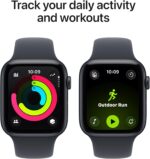 Apple Watch SE 3 [GPS 40mm] Smartwatch with Starlight Aluminum Case with Starlight Sport Band - S/M. Fitness and Sleep Trackers, Heart Rate Monitor, Always-On Display, Water...
