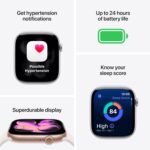 Apple Watch Series 11 [GPS 42mm] Smartwatch with Rose Gold Aluminum Case with Light Blush Sport Band - S/M. Sleep Score, Fitness Tracker, Health Monitoring, Always-On Display,...