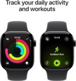 Apple Watch Series 11 [GPS 42mm] Smartwatch with Rose Gold Aluminum Case with Light Blush Sport Band - S/M. Sleep Score, Fitness Tracker, Health Monitoring, Always-On Display,...