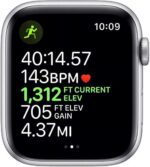 Apple Watch Series 5 (GPS, 40MM) - Gold Aluminum Case with Pink Sand Sport Band (Renewed)