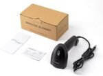 Barcode Scanner USB 1D Wired CCD Barcode Reader Supports Screen Scan Bar Code Scanners for Store, Supermarket, Warehouse-U1