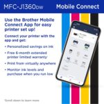 Brother Work Smart 1360 Wireless Color Inkjet All-in-One Printer with Automatic Duplex Printing and 1.8” Color Display | Includes Refresh Subscription Trial(1) (MFC-J1360DW)...