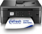 Brother Work Smart 1360 Wireless Color Inkjet All-in-One Printer with Automatic Duplex Printing and 1.8” Color Display | Includes Refresh Subscription Trial(1) (MFC-J1360DW)...