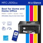 Brother Work Smart 1360 Wireless Color Inkjet All-in-One Printer with Automatic Duplex Printing and 1.8” Color Display | Includes Refresh Subscription Trial(1) (MFC-J1360DW)...
