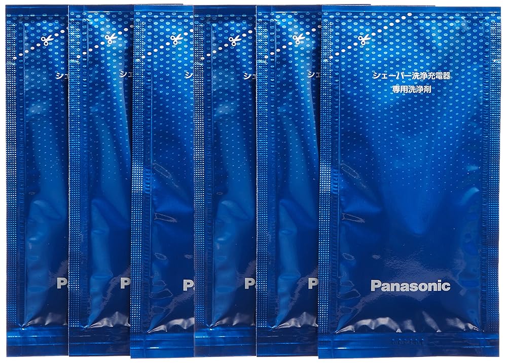 [Bulk buying set] Panasonic LAMDASH shaver cleaning charger dedicated cleaning agents -6 pieces- (japan import) by Panasonic