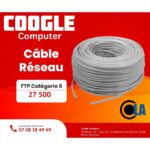 Câble Réseau - FTP CAT6 Blindé-305m - Gris