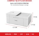 Canon PIXMA TR4720 All-in-One Wireless Printer, Home Use with Auto Document Feeder, Mobile Printing and Built-in Fax, Black