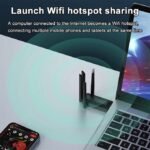 Carte Réseau Sans Fil Haute Vitesse 1200Mbps, Adaptateur WiFi 2.4G/5G, émetteur De Signal Réseau