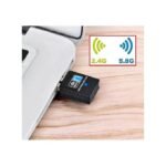Clé Usb Wifi Sans Fil Adaptateur - USB 300 Mbps - Dual Band Avec Antenne Intégrée -Noir