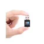 Clé Usb Wifi Sans Fil Adaptateur - USB 300 Mbps - Dual Band Avec Antenne Intégrée -Noir