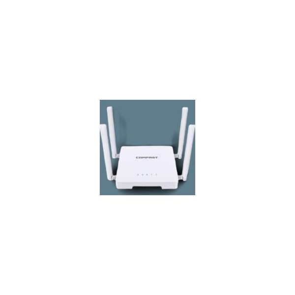 Comfast Routeur WiFi domestique sans fil 300Mbps, 2.4 mesurz, 1WAN + 4LAN RJ45 ports avec antenne wifi 4 * 5dBi WPS Routeur CF-N1