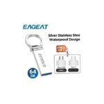 EAGEAT Clé USB 64 Go Métal OTG Micro USB Type-C