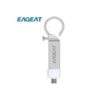 EAGEAT Clé USB 64 Go Métal OTG Micro USB Type-C