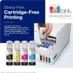 Epson EcoTank ET-2800 Wireless Color All-in-One Cartridge-Free Supertank Printer with Scan and Copy â€“ The Ideal Basic Home Printer - Black, Medium