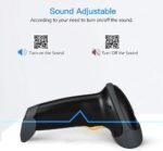 Eyoyo EYH2 Handheld USB 2D Barcode Scanner, Wired Automatic QR Code Scanner PDF417 Data Matrix Bar Code Reader with Long USB Cable for POS Mobile Payment, Convenience Store,...