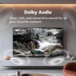 FPD 32 Inch Smart TV, Tizen OS Compatible with Samsung TV Plus, 720p HD WiFi Television with Dolby Audio, HDR 10, HDMI, Bluetooth, Flat Screen Television Built-in Google Cast...