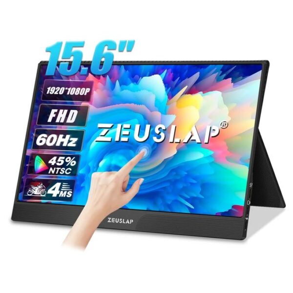 Gm Moniteur Portable Tactile De 15.6 Pouces
