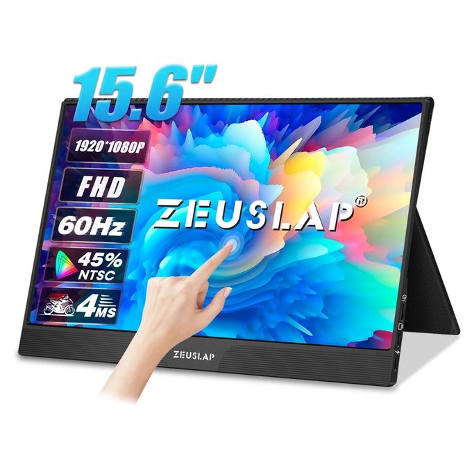 Gm Moniteur Portable Tactile De 15.6 Pouces