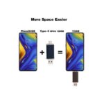 GUEETON Clé USB - OTG 128 Go Micro USB Type C 3 in 1