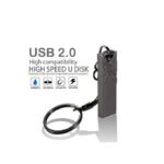 GUEETON Clé USB OTG en métal 128 Go étanche avec embossage 3D