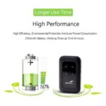 Haut débit 4G LTE Mobile WiFi Hotspot avec emplacement pour carte SIM Modem 4G LTE routeur pour RV voyage vacances Camping région éloignée