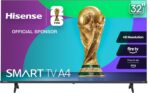Hisense 32-Inch Class A4 Series HD Smart Fire TV (32A4HNF) - Full Array LED, HDR10, DTS Virtual: X, Slim Bezel Design, Alexa Built-in