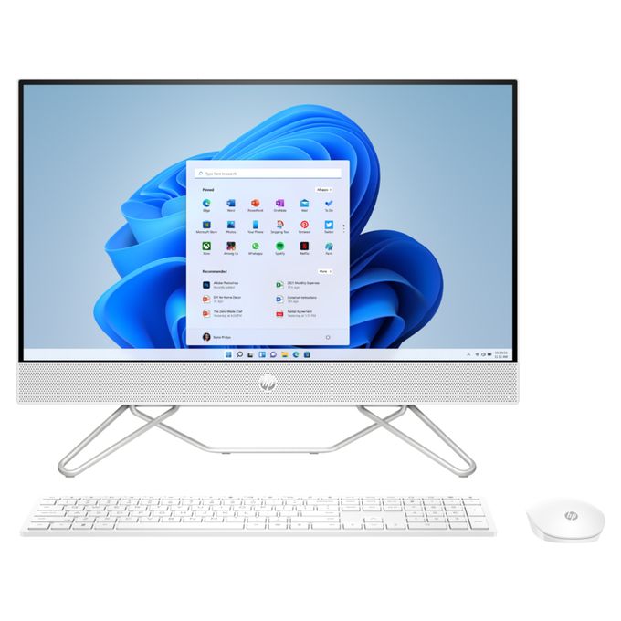 Hp ALL IN ONE HP (24-cb1007nk) CORE I5-1235U - 8GB RAM / SSD 512GB SSD - Ecran 23.8" FHD - WHITE