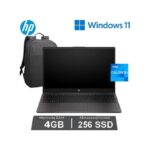 Hp - DUAL CORE - 4GB RAM / 256 GB SSD - ECRAN 15.6 " - NOIR - WINDOWS 11 - SAC OFFERT